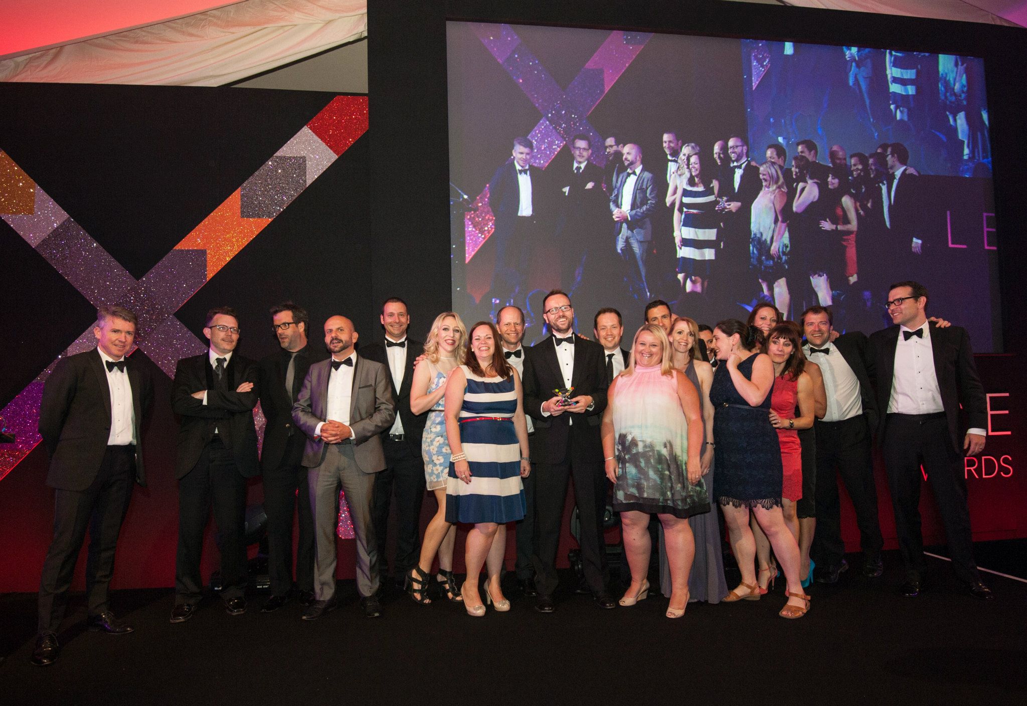 The EDF Energy team collecting the 2015 Marketing Society Grand Prix