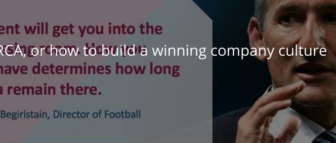 BARCA, or how to build a winning company culture