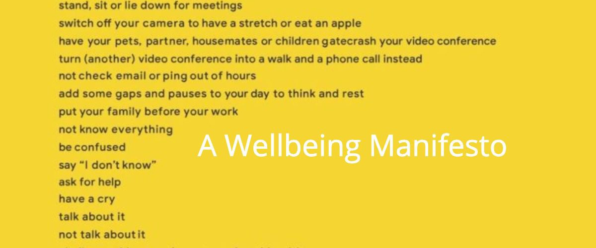A Wellbeing Manifesto